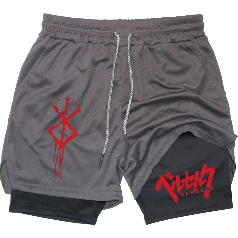Guts the Black Swordsman Gym Shorts