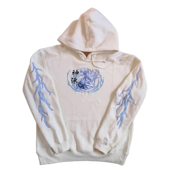 Killua "Godspeeds" Anime Embroidered Hoodie Collection