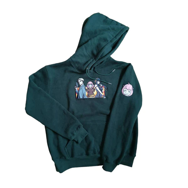 SPY X FAMILY Anime Embroidered Hoodie Collection - GENUINE AUTHENTIC BRAND LLC