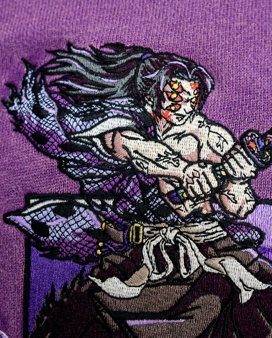 UPPER MOON 1 EMBROIDERED JUJUTSU KAISEN ANIME HOODIE COLLECTION - GENUINE AUTHENTIC BRAND LLC