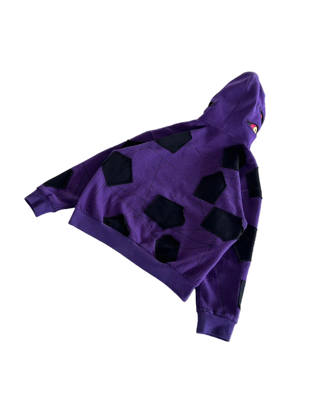 Kokushibo Moon Breathing Purple Embroidered Hoodie – Eclipse of Absolute Power