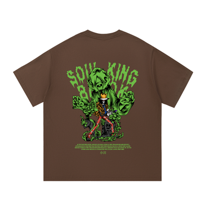 Brook The Soul King Front & Back DTF Print Essential Cotton T-Shirt