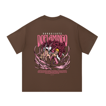 Doflamingo "The Underworld Broker" Front & Back DTF print Essential Cotton T-Shirt