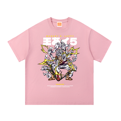 Mythical Sun God Nika Gear 5 Front & Back DTF Print Essential Cotton T-Shirt