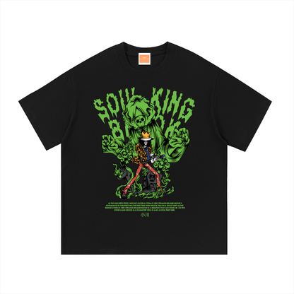 Brook The Soul King Front & Back DTF Print Essential Cotton T-Shirt