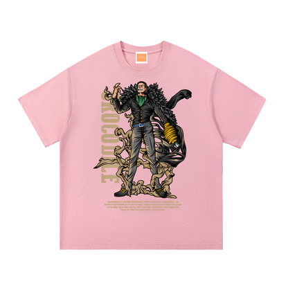 Mr. 0 Crocodile the Dessert King Front & Back DTF Print Essential Cotton T-Shirt