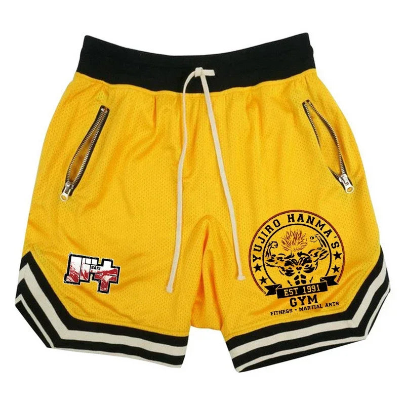 Baki Hanma Gym Shorts