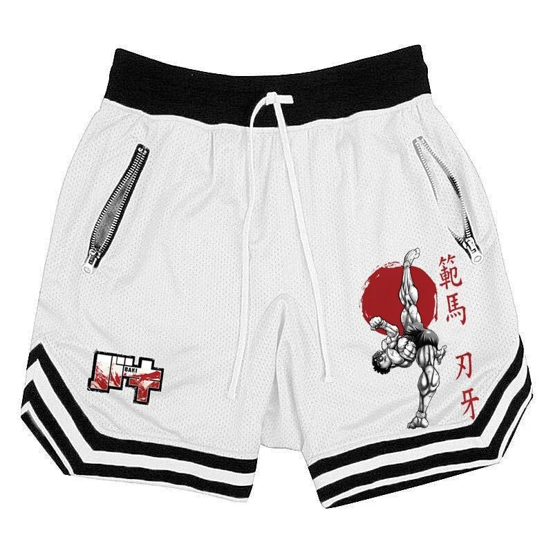 Baki Hanma Gym Shorts