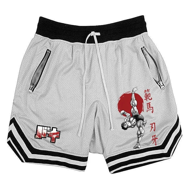 Baki Hanma Gym Shorts