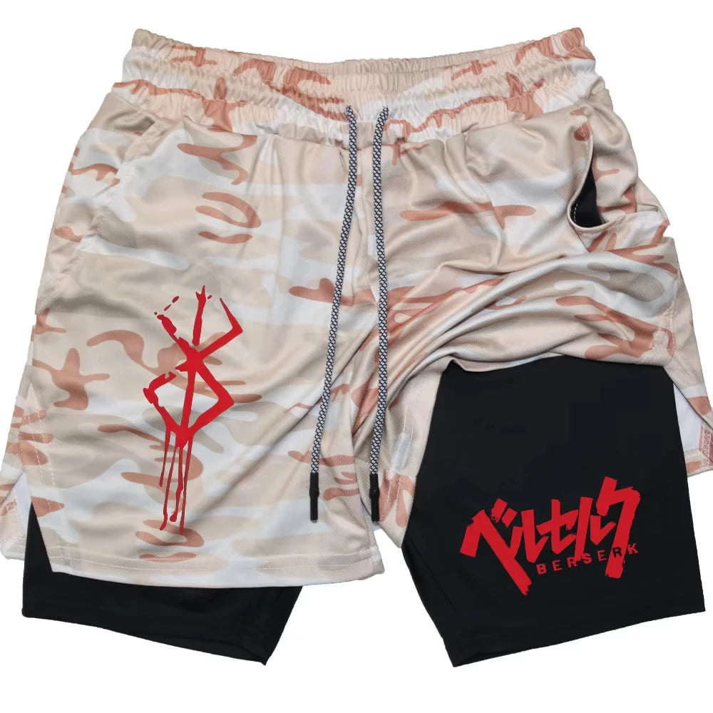 Guts the Black Swordsman Gym Shorts