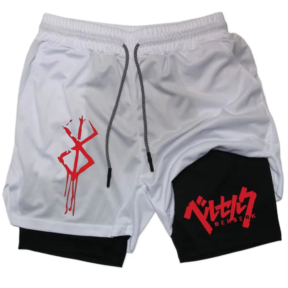 Guts the Black Swordsman Gym Shorts