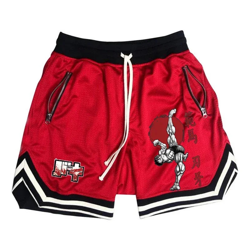 Baki Hanma Gym Shorts