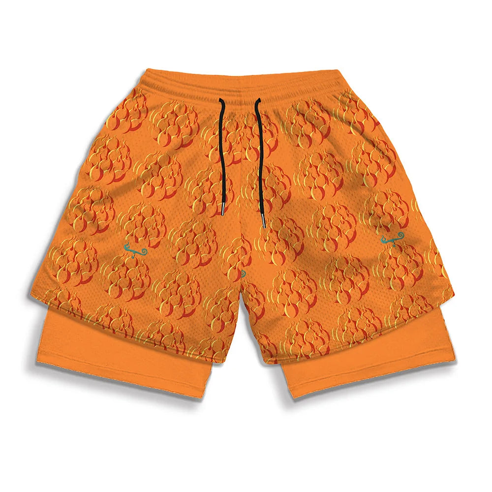 Anime Performance Gym Shorts