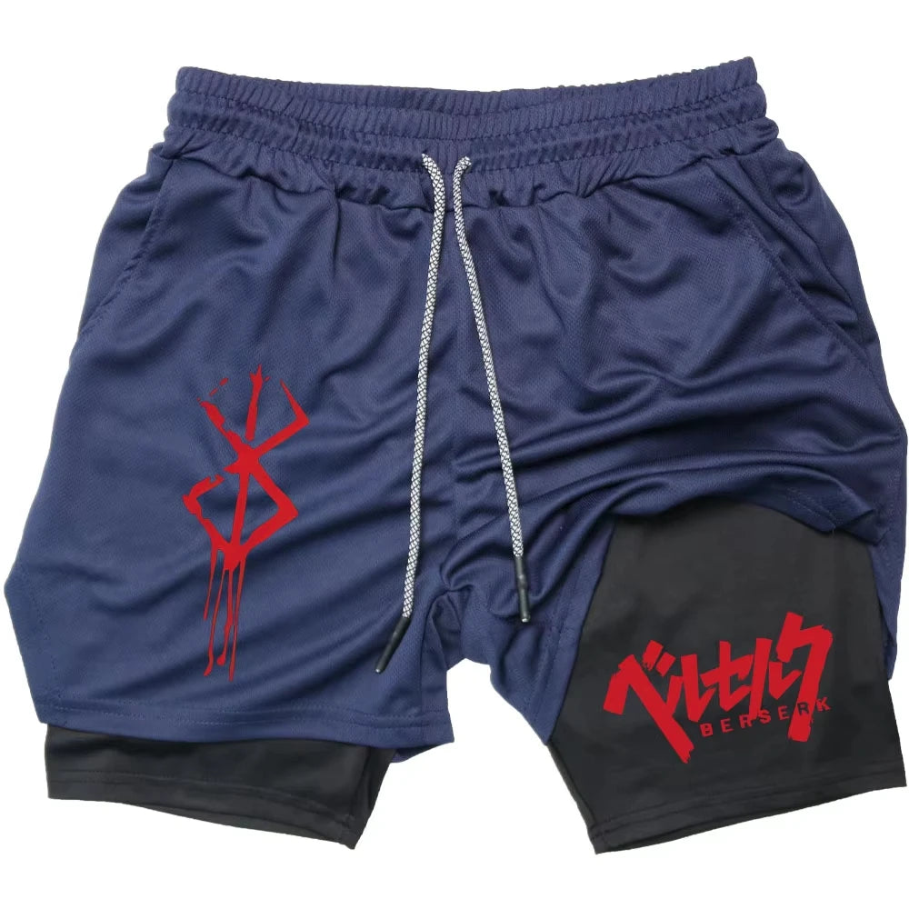 Guts the Black Swordsman Gym Shorts