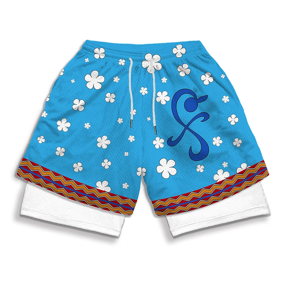 Anime Performance Gym Shorts