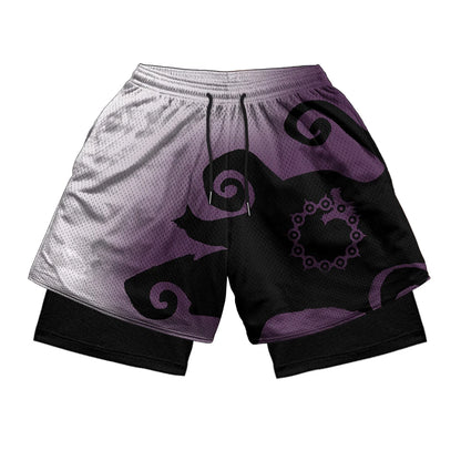 Anime Performance Gym Shorts