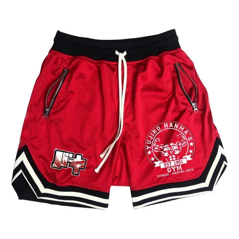 Baki Hanma Gym Shorts