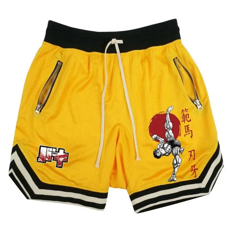 Baki Hanma Gym Shorts