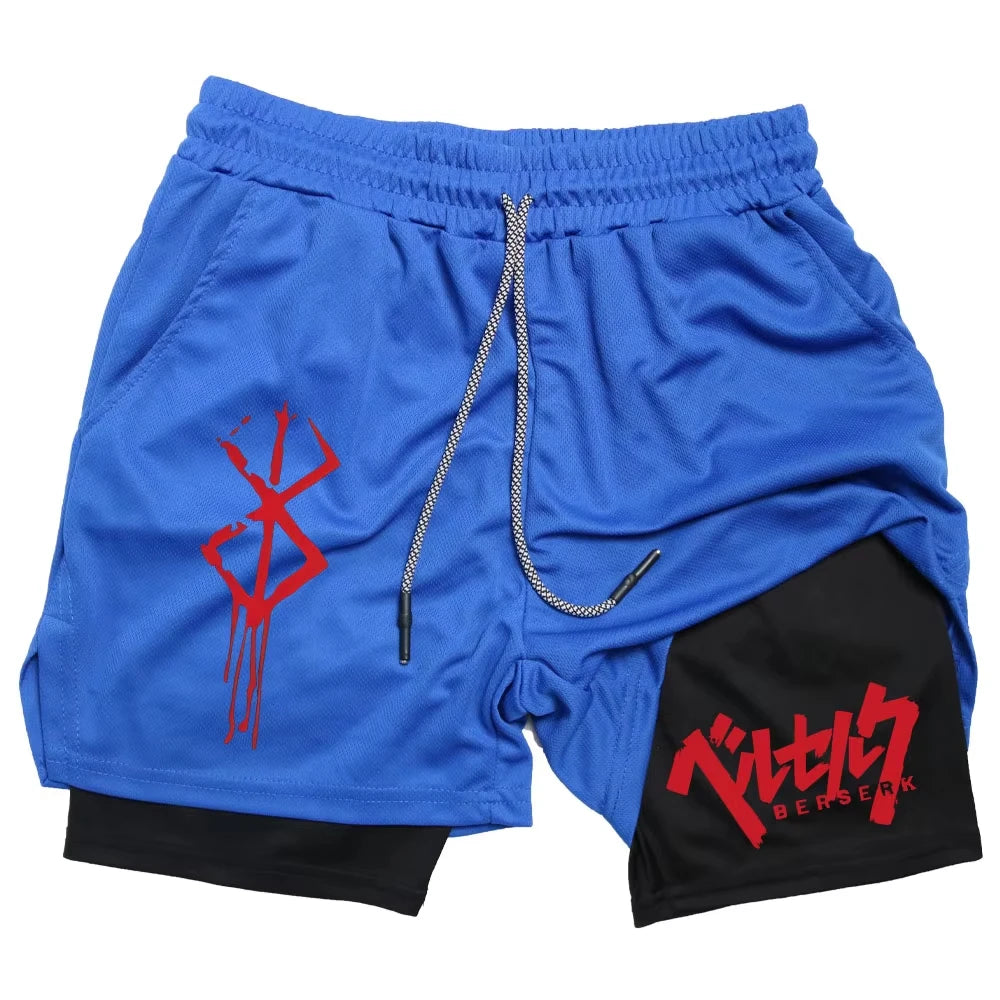 Guts the Black Swordsman Gym Shorts