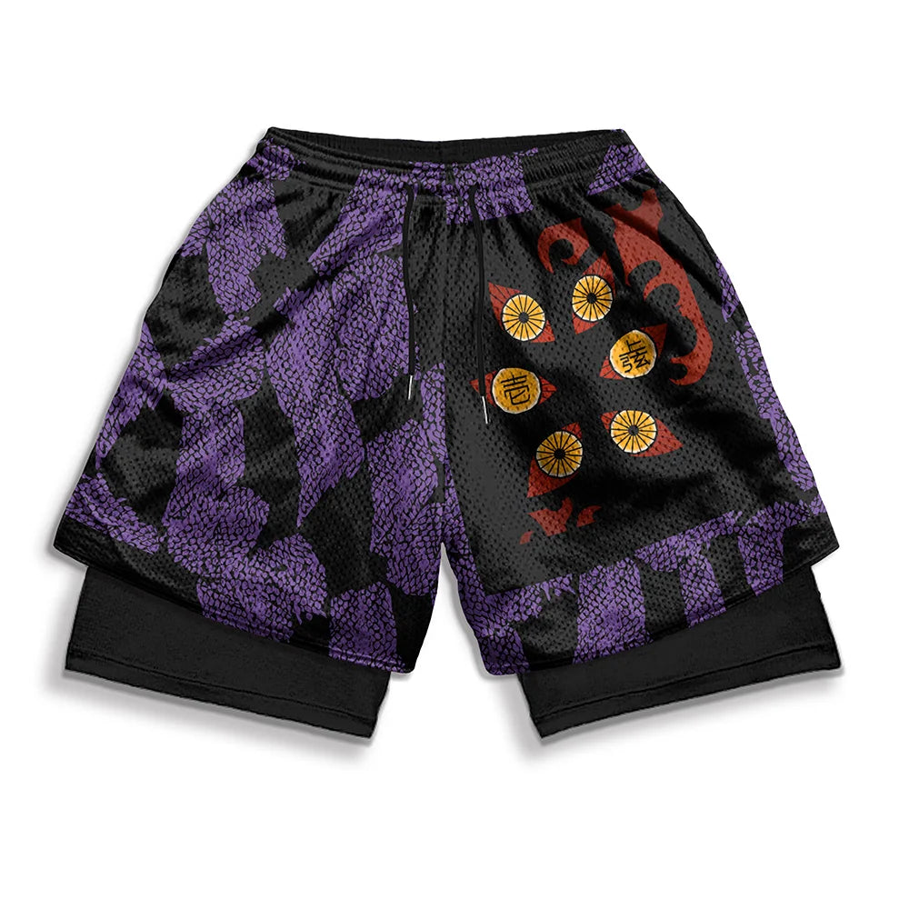 Anime Performance Gym Shorts