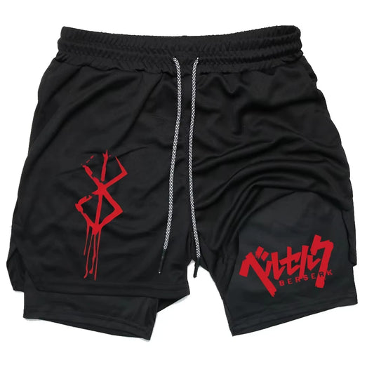 Guts the Black Swordsman Gym Shorts