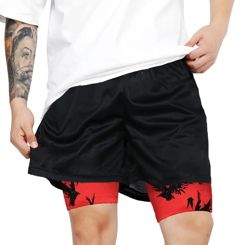 Anime Performance Gym Shorts