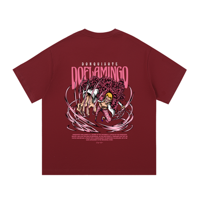 Doflamingo "The Underworld Broker" Front & Back DTF print Essential Cotton T-Shirt