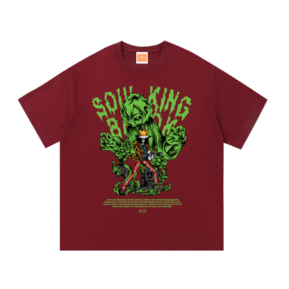 Brook The Soul King Front & Back DTF Print Essential Cotton T-Shirt