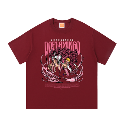 Doflamingo "The Underworld Broker" Front & Back DTF print Essential Cotton T-Shirt