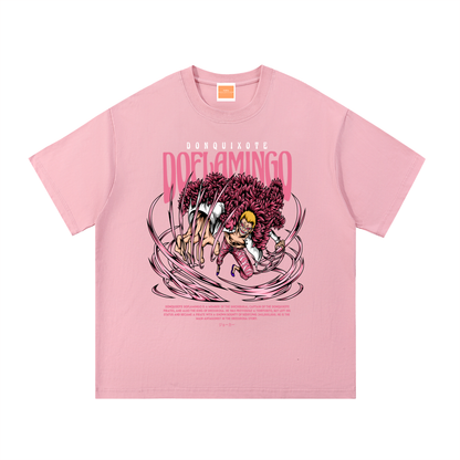 Doflamingo "The Underworld Broker" Front & Back DTF print Essential Cotton T-Shirt