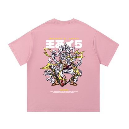 Mythical Sun God Nika Gear 5 Front & Back DTF Print Essential Cotton T-Shirt