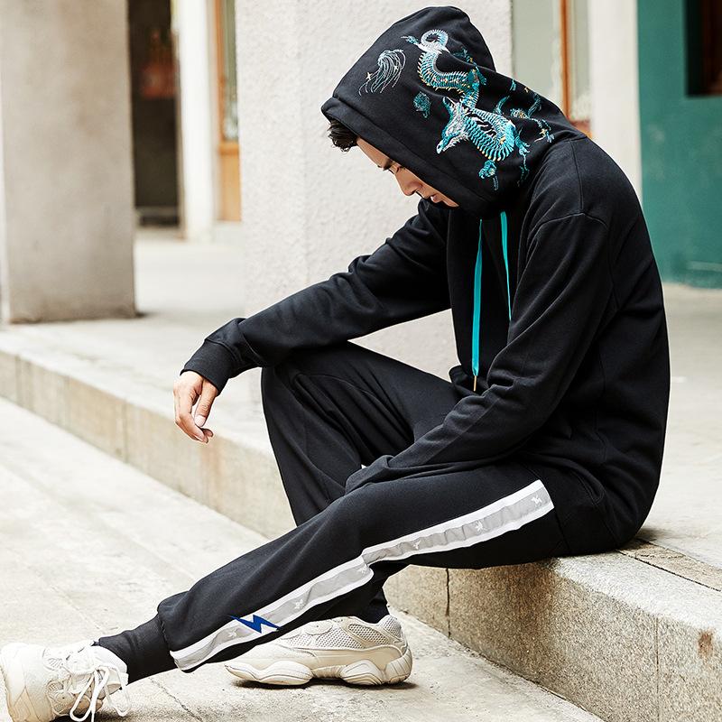 Teal Dragon Embroidered Hoodie – Symbol of Power, Spring & Self-Mastery